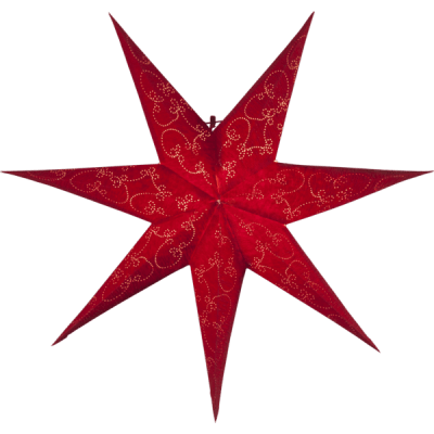 Pappersstjärna Röd 75cm