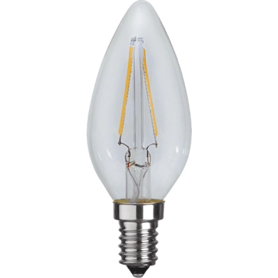 LED-LAMPA E14 2W CLEAR